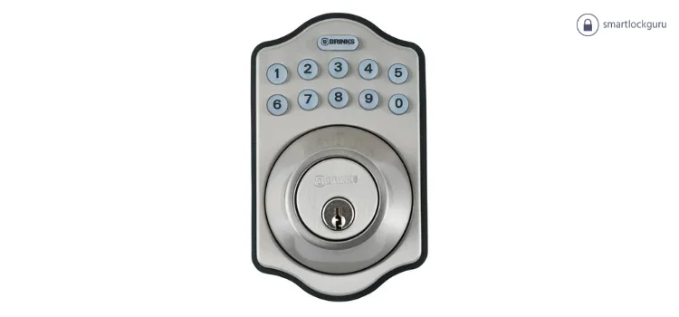 Brinks Digital Deadbolt Programming instructions