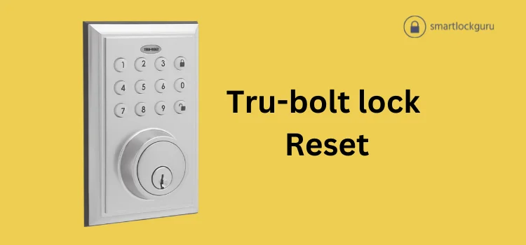 Tru-Bolt Electronic Lock Reset